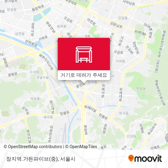 장지역.가든파이브(중) 지도