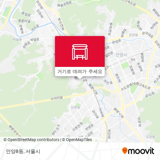 안양8동 지도