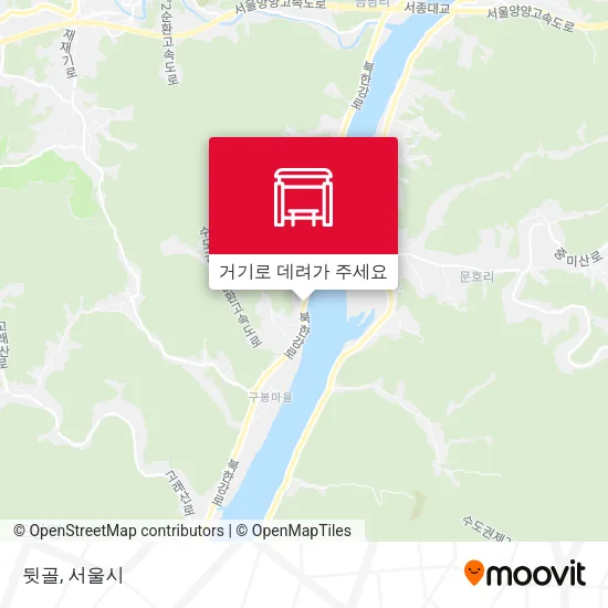 뒷골 지도