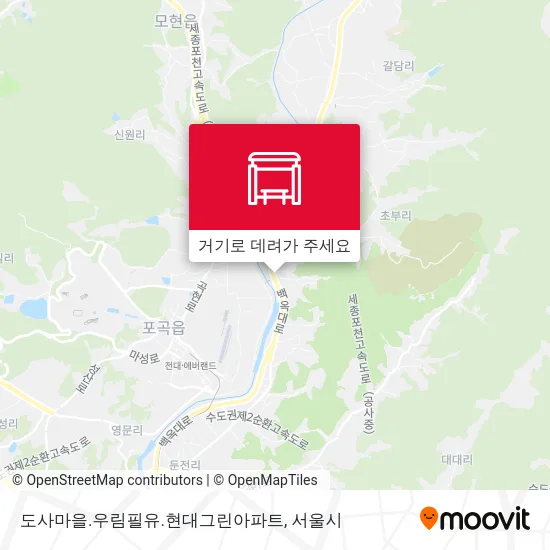 도사마을.우림필유.현대그린아파트 지도