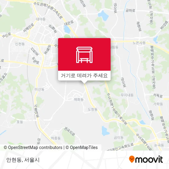 안현동 지도