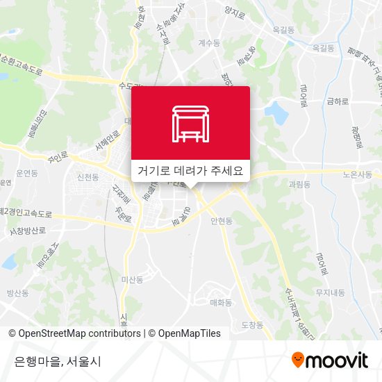 은행마을 지도