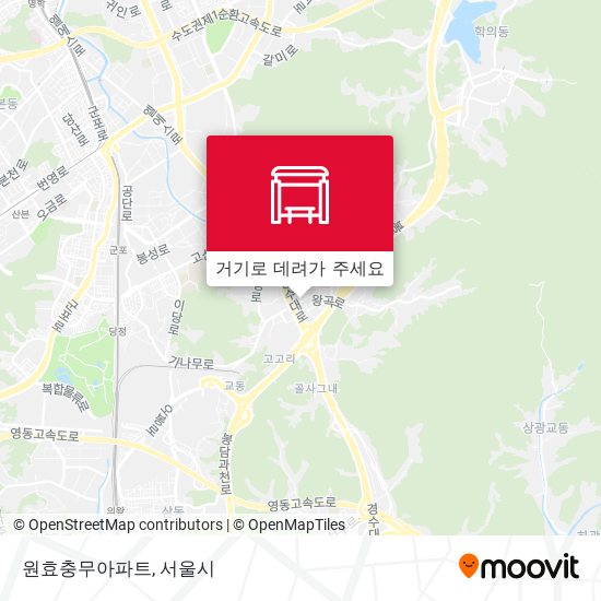 원효충무아파트 지도