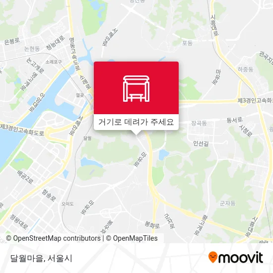 달월마을 지도