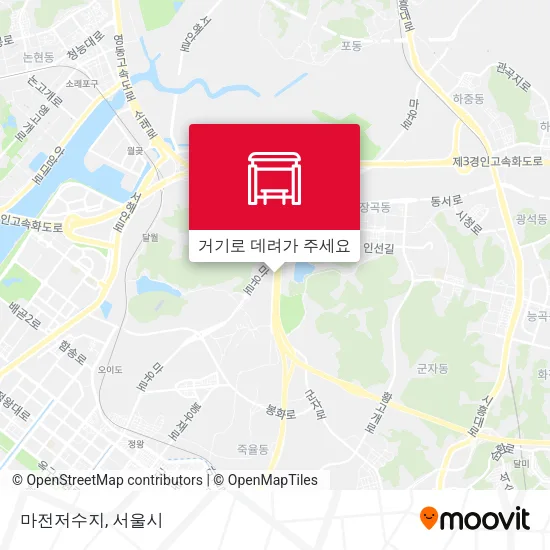 마전저수지 지도
