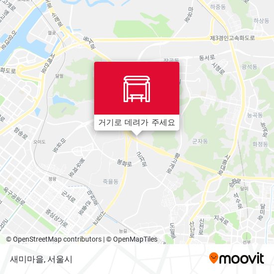 새미마을 지도