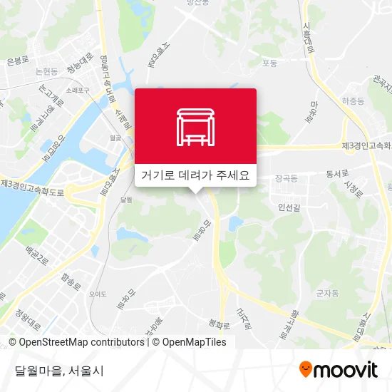 달월마을 지도