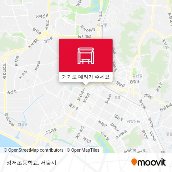 성저초등학교 지도