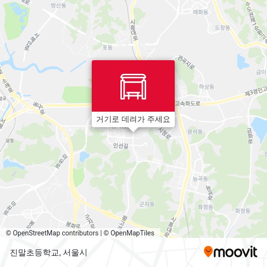 진말초등학교 지도