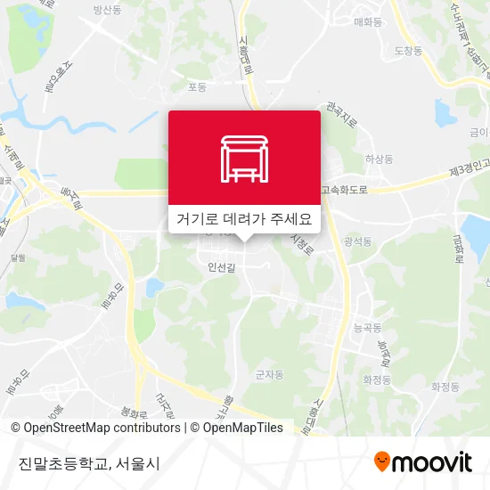 진말초등학교 지도
