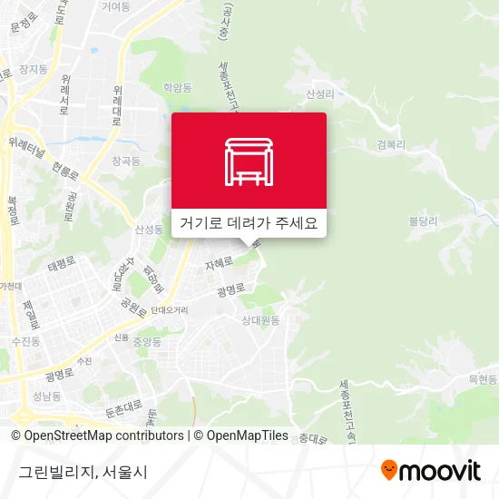 그린빌리지 지도
