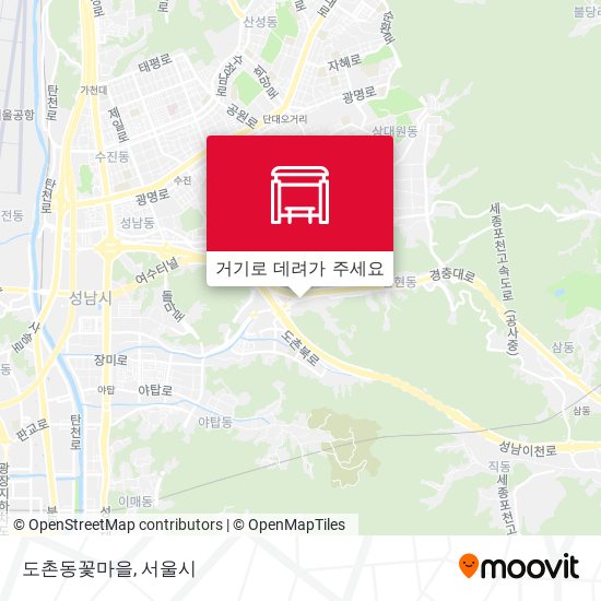 도촌동꽃마을 지도