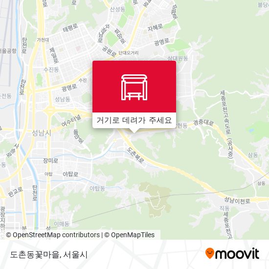 도촌동꽃마을 지도