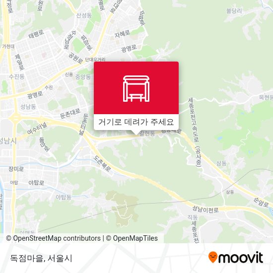독점마을 지도