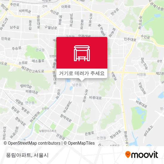 풍림아파트 지도