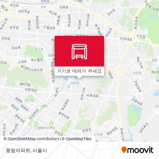 풍림아파트 지도
