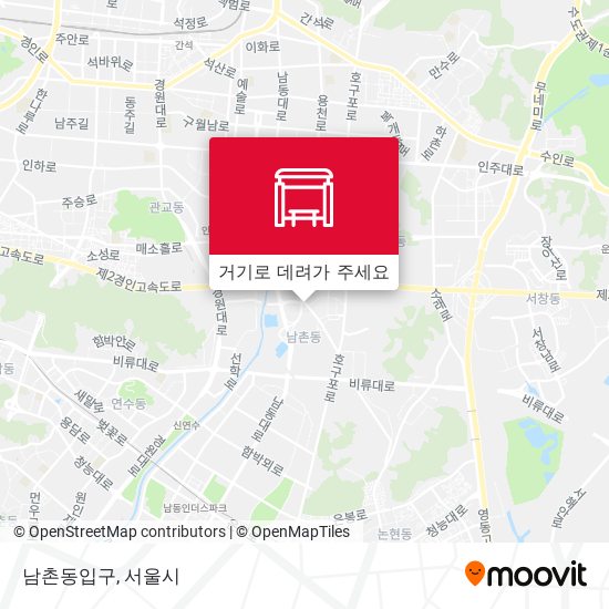 남촌동입구 지도