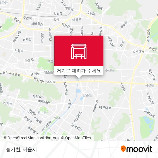 승기천 지도