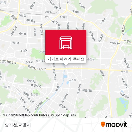 승기천 지도
