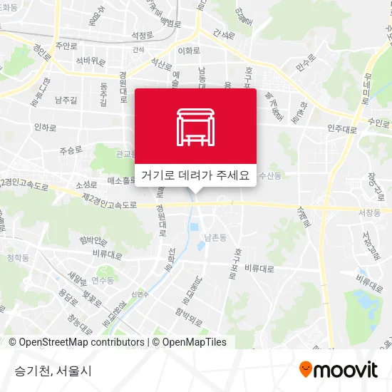 승기천 지도
