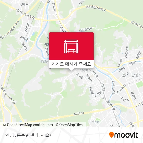 안양3동주민센터 지도