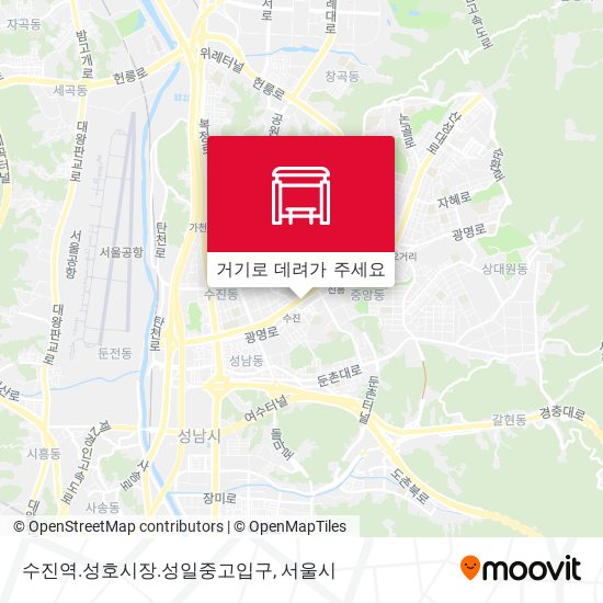 수진역.성호시장.성일중고입구 지도