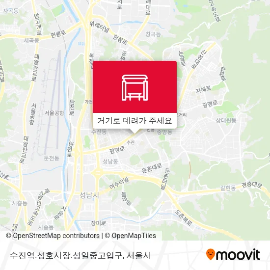 수진역.성호시장.성일중고입구 지도