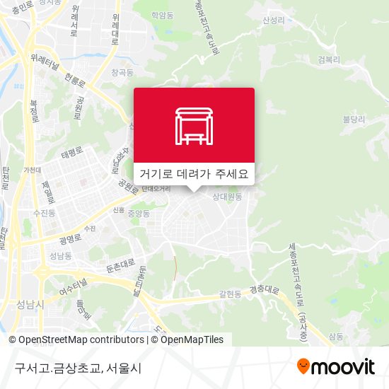 구서고.금상초교 지도