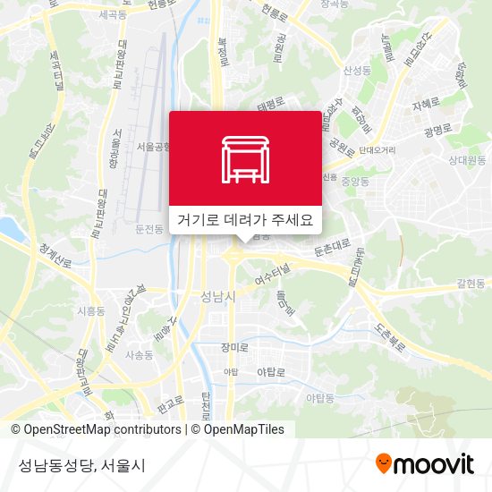 성남동성당 지도