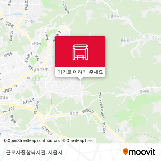근로자종합복지관 지도