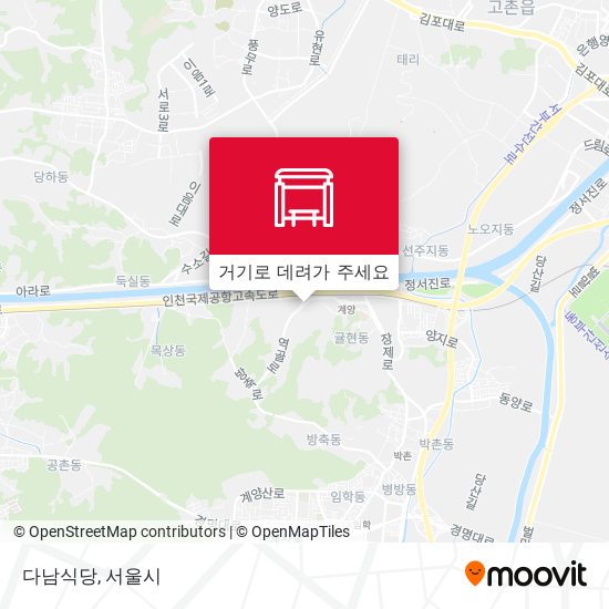 다남식당 지도