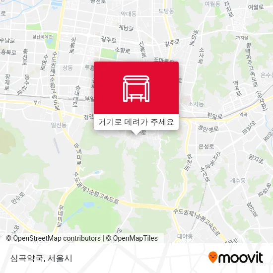 심곡약국 지도