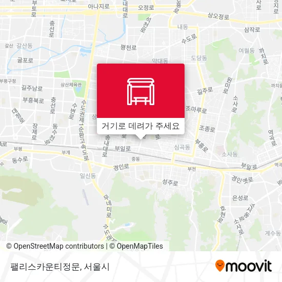 팰리스카운티정문 지도