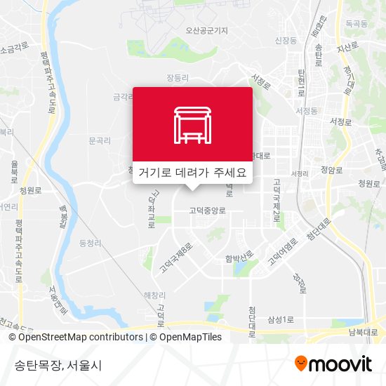 송탄목장 지도