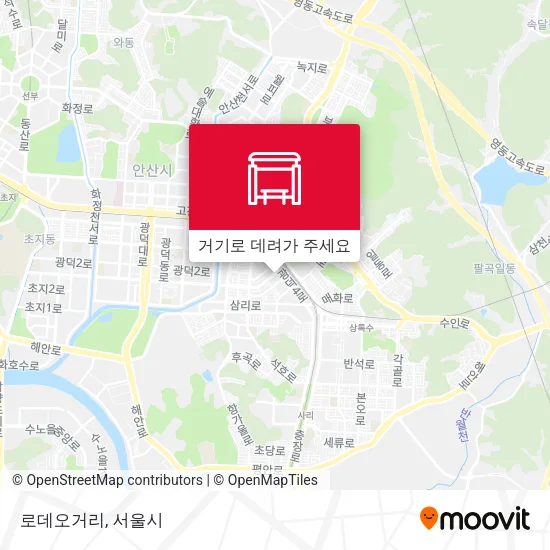 로데오거리 지도