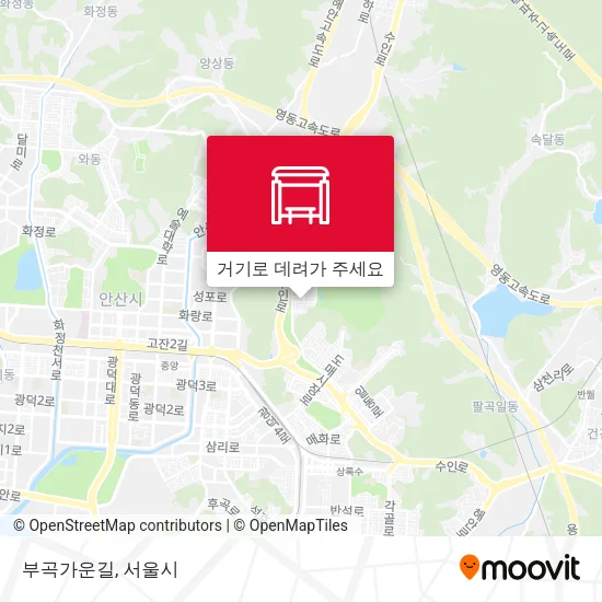 부곡가운길 지도