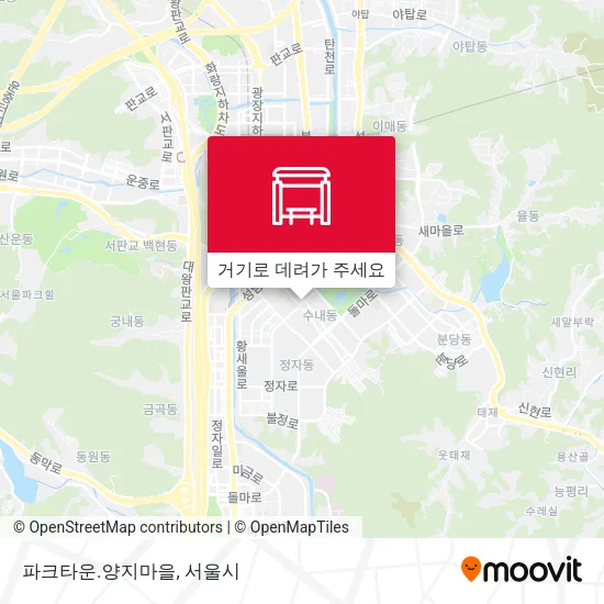 파크타운.양지마을 지도
