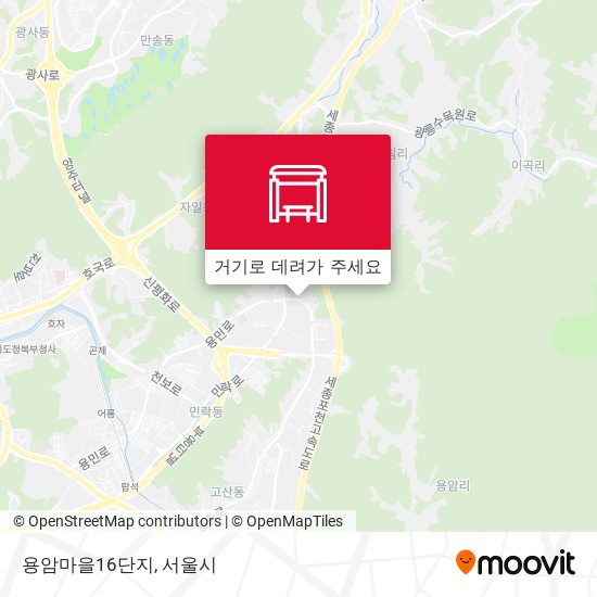 용암마을16단지 지도