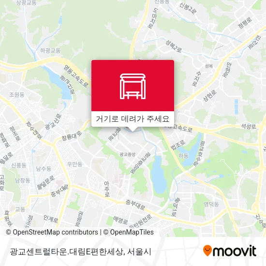 광교센트럴타운.대림E편한세상 지도