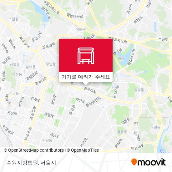 수원지방법원 지도