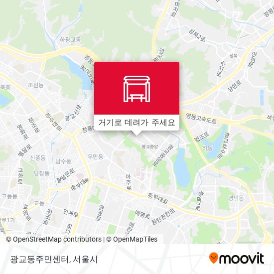 광교동주민센터 지도