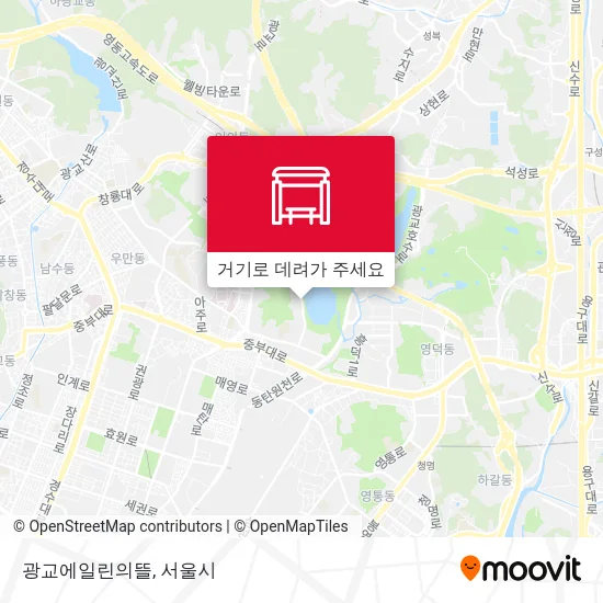 광교에일린의뜰 지도