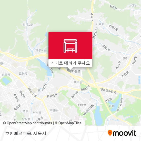 호반베르디움 지도