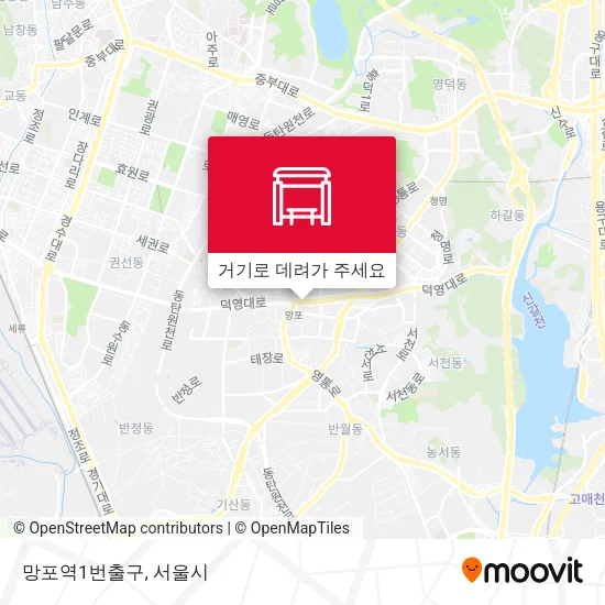 망포역1번출구 지도