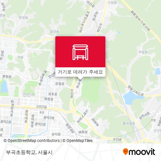 부곡초등학교 지도