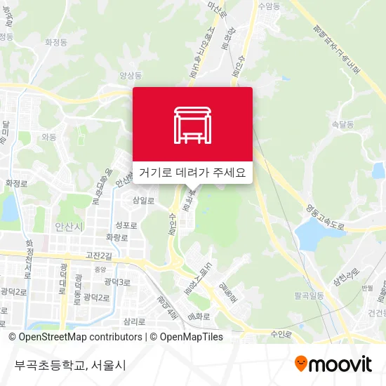 부곡초등학교 지도