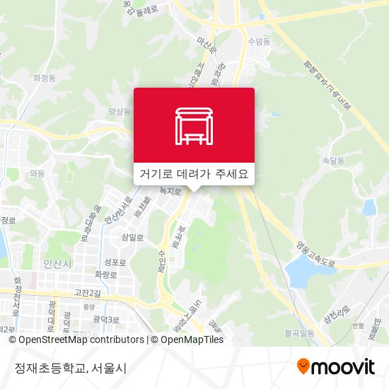 정재초등학교 지도