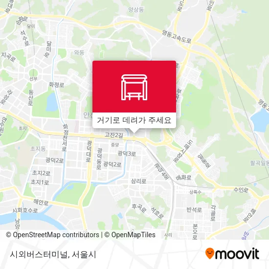 시외버스터미널 지도