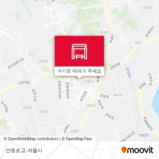 안중초교 지도