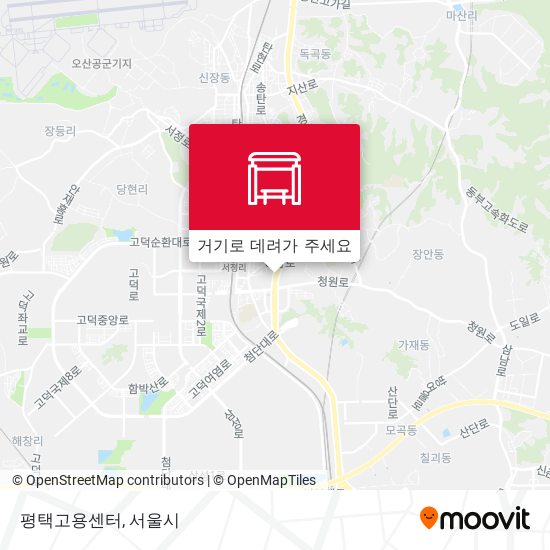 평택고용센터 지도